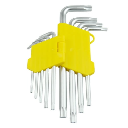 uxcell 9 Pieces T10 T15 T20 T25 T27 T30 T40 T45 T50 Security Torx Screwdriver uxcell 9 Pieces T10 T15 T20 T25 T27 T30 T40 T45 T50 Security Torx Screwdriver